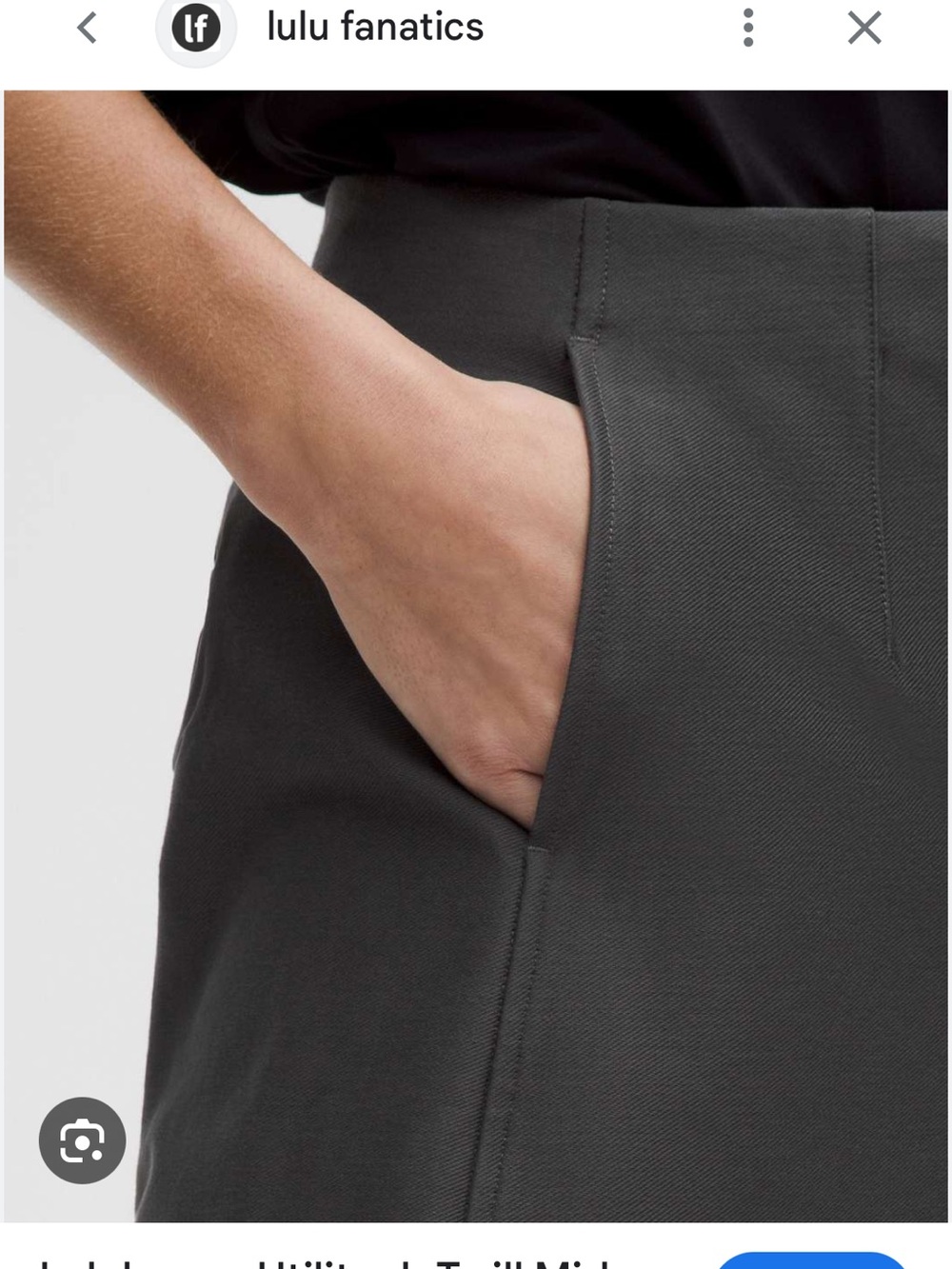 lululemon utilitech twill barrel leg trousers - Picture 3 of 8